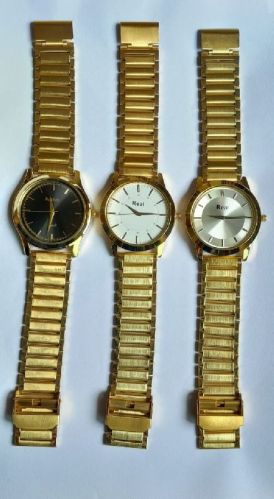 Gold Watches, For Seamless Design, Strap Material : Stainless Steel