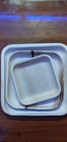 Polished Areca Leaf Plates, For Serving Food, Feature : High Strength, Good Quality, Fine Finish, Eco Friendly