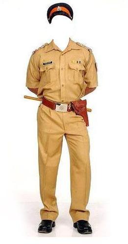 Cotton Police Uniform Set, Gender : Unisex