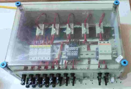 Square DCDB /Array Junction Box 5IN &5OUT