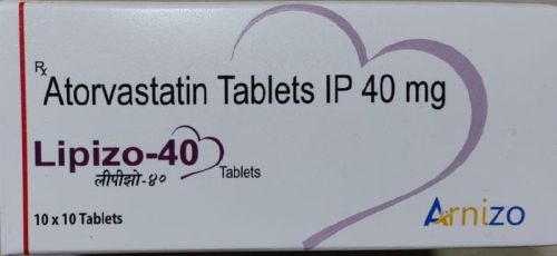 Lipizo Atorvastatin 40mg Tablets