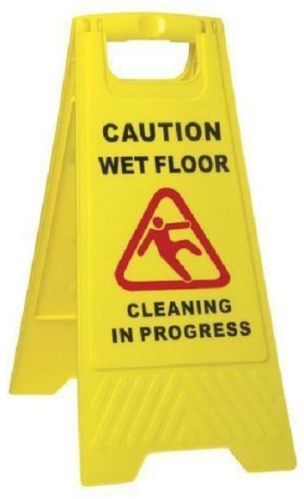 Hard Plastic CAUTION WET FLOOR STAND