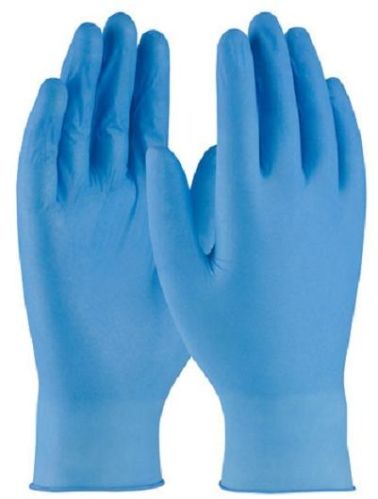 NITRILE DISPOSABLE GLOVES, Color :  Blue