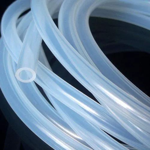 Transparent Silicone Tube, Shape : Round