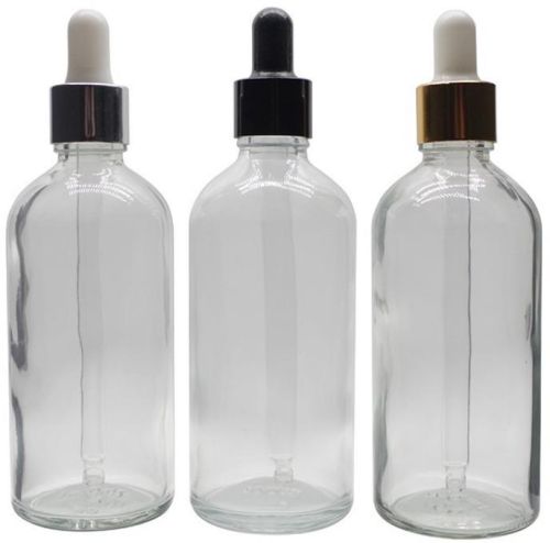 Glass Dropper Bottles, For Liquid Storing, Shape : Round