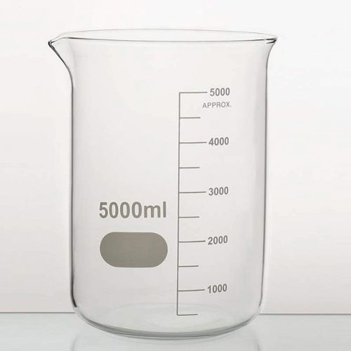 Glass Low Form Beaker, For Lab Use, Color : Transparent