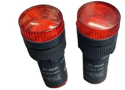 Round ABS 16mm LED Indicator Light, For Control Panel, Lighting Color : Red, Yellow, Blue, Green