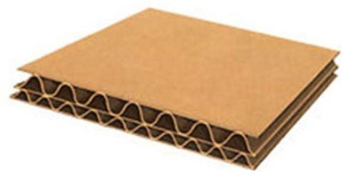 Rectangular Corrugated Paper Sheets, For Packaging, Size : Standard