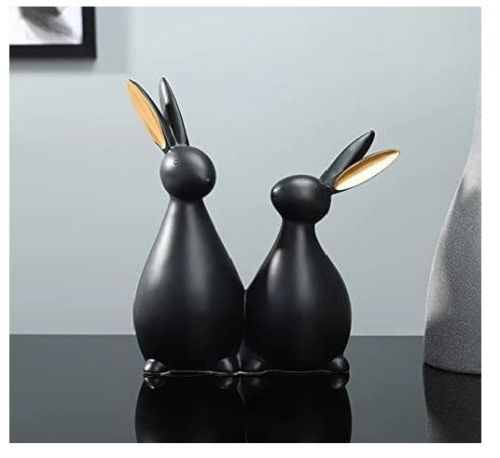 Coated Rabbit Sculpture, For Interior Decor, Style : Modern