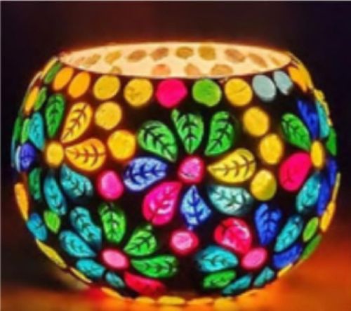 Mosaic Tea Light Holder, For Coffee Shop, Holiday Gifts, Home Decoration, Table Centerpieces, Feature : Attractive Designs
