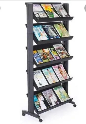 Iron Book Display Rack, Size : Multisizes
