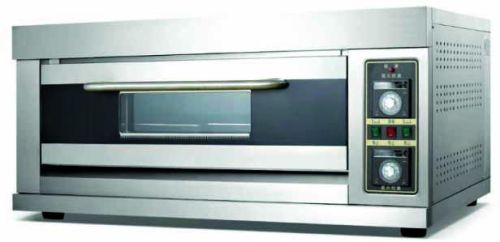 Metal Gas Fully Automatic Single Deck Oven, For Baking, Color : Grey