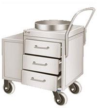 Polished Stainless Steel Tea Snack Trolley, Feature : High Quality, Shiny Look