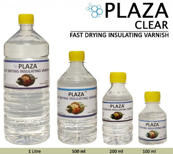 PLAZA™ Insulating Varnish | Clear Water White | PLAZA-IV-WW| Super Fast Air Drying