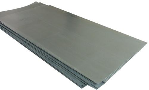 Square Polished Grade 5 Titanium Sheets, For Industrial, Color : Silver