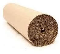 Plain Corrugated Packaging Roll, Color : Brown