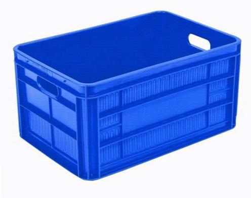 Plastic Crates, Color : Blue