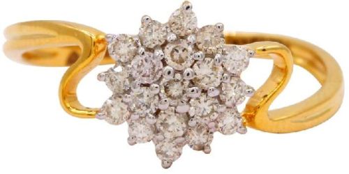 Ring IGI Certified Women's Diamond Ring With Hallmarked