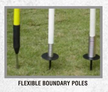 Belco Flexible Boundary Poles, For Sports Use