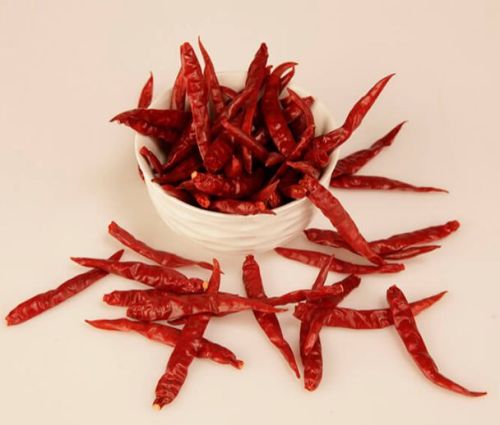 Teja S17 Stemless Red Chilli, Length : 6-9 Cm (without Stem)