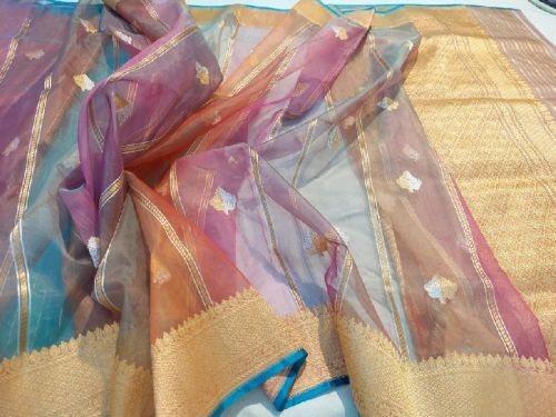 Pure Organza Sarees, Occasion : Party Wear