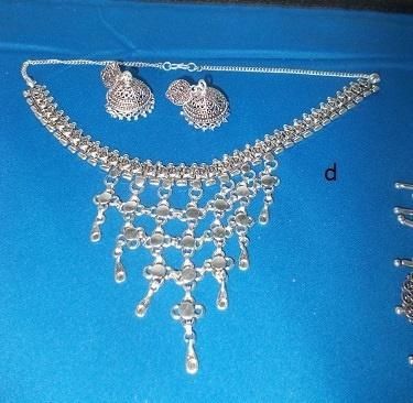 Alloy Metal Designer Necklace Set