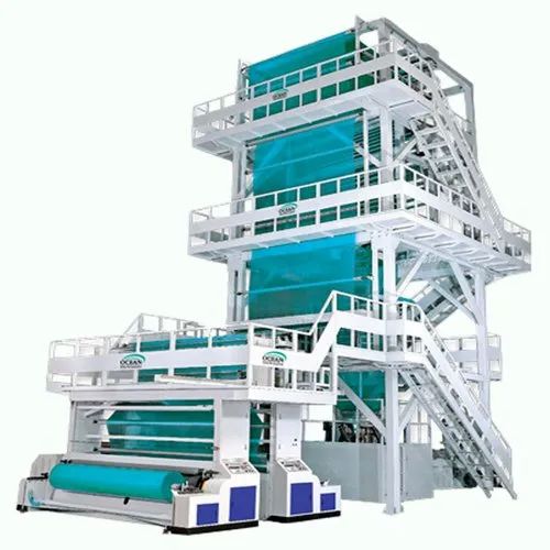 Mulch Film Extrusion Plant, Color : Blue, White, Gray