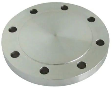 Metallic Round Polished Aluminum Blind Flange, For Industrial Use, Feature : High Quality, High Tensile