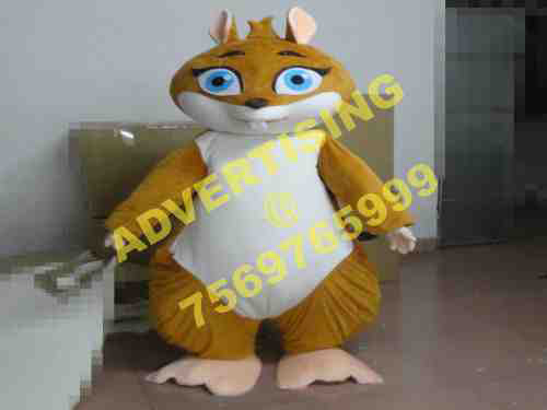 Ge Rabbit Fur Costume, For PROMOTION, Style : MASCOT