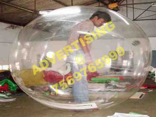 PVC Transparent Inflatable Balloon, Size : 6 FT