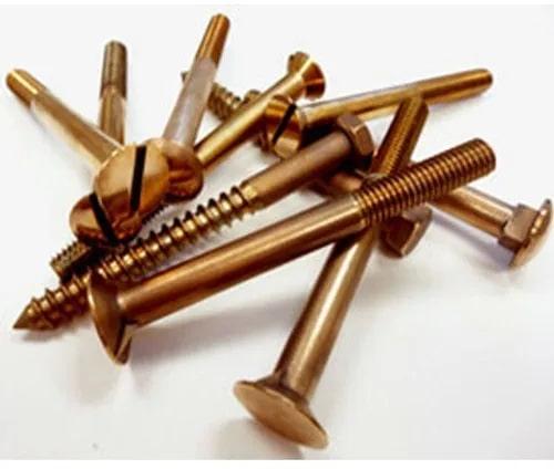 Alloy 65100 Silicon Bronze Fasteners, For Hardware Fitting, Size : Standard