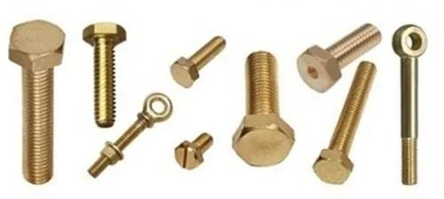 Polished Alloy C22000 Brass Fasteners, For Hardware Fitting, Size : Standard