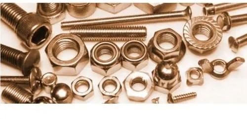 Alloy C70600 Copper Nickel Fasteners, For Hardware Fitting, Size : Standard