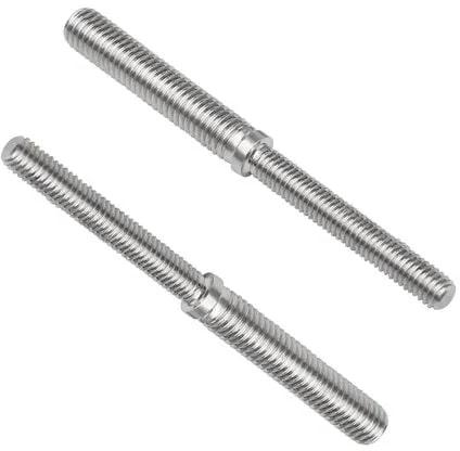 Round Polished Stainless Steel Double End Stud Bolts, For Industrial, Size : Standard