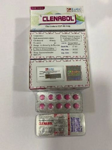 Clenabol Clenbuterol Ep 40 Mcg Tablets For Muscle Building