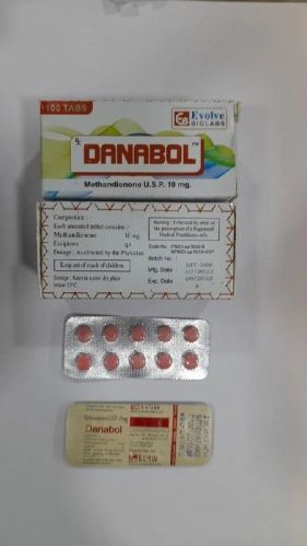 Danabol Methandienone Usp 10mg Tablets, Grade Standard : Medicine Grade