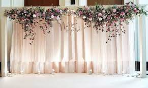 Wedding Crystal Backdrop, Size : Standard