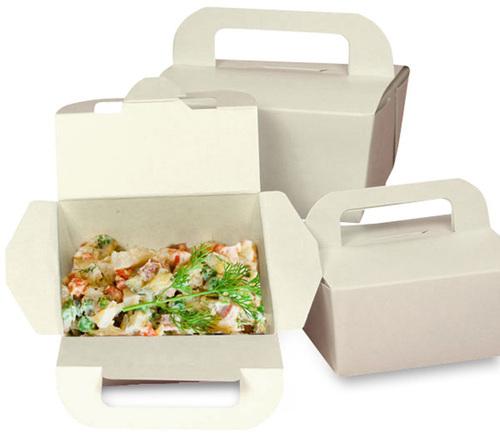 Paper Plain Food Mono Carton Box, Size : 12x12x6inch, 14x14x7inch