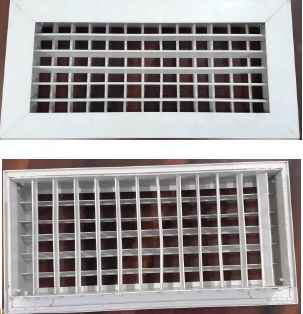 Stainless Steel Polished Double Deflection Grills, Size : Standard