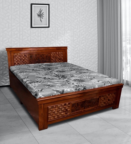 Queen Size Wooden Bed, Dimension : 92 X 188 Cm, 107 X 203 Cm