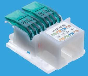 Cat 5E Faceplate Connection Module, For Home, Industrial, Feature : Durable, High Ductility