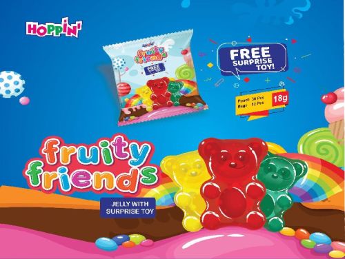 Hoppin Fruity Friends Jelly With Surprise Toy