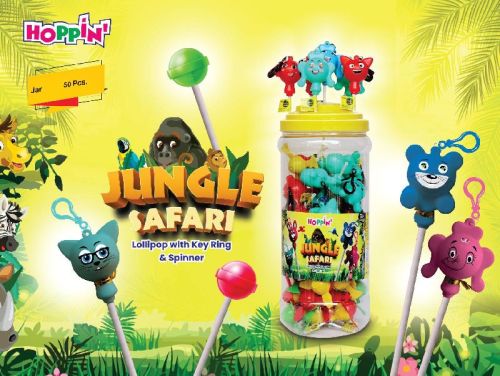 Hoppin Jungle Safari Lollipop, Shelf Life : 1Year