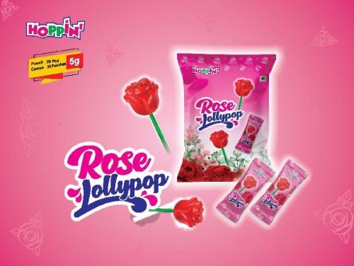 Hoppin Rose Lollipop, Taste : Sweet