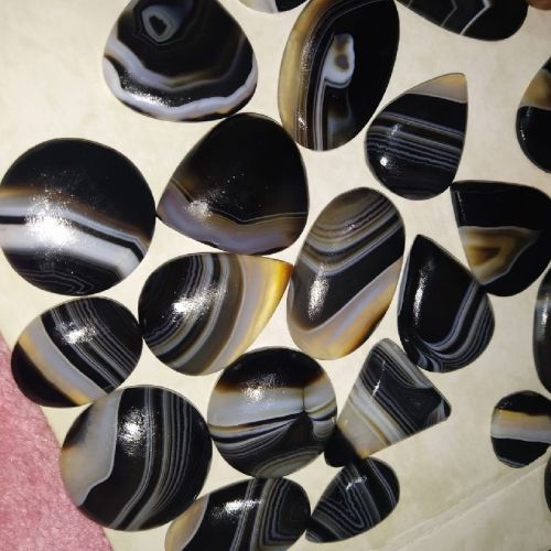 Polished Agate Gemstone, For Jewellery, Size : 0-10mm, 10-20mm, 20-30mm