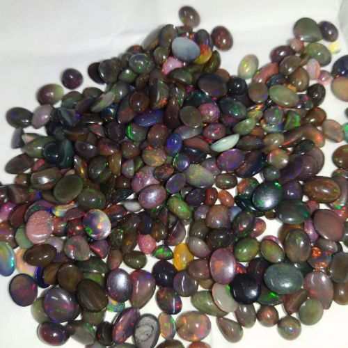 Polished Black Opal Cabochon Gemstone, For Jewellery, Feature : Anti Corrosive, Colorful Pattern, Durable