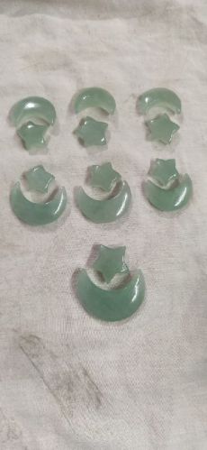 Polished Jade Star Moon Gemstone, For Jewellery, Feature : Anti Corrosive, Colorful Pattern, Durable