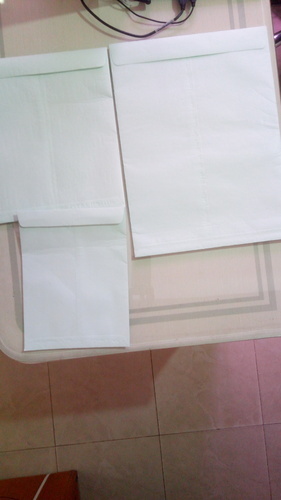 Cloth Lined Envelopes, Color : White