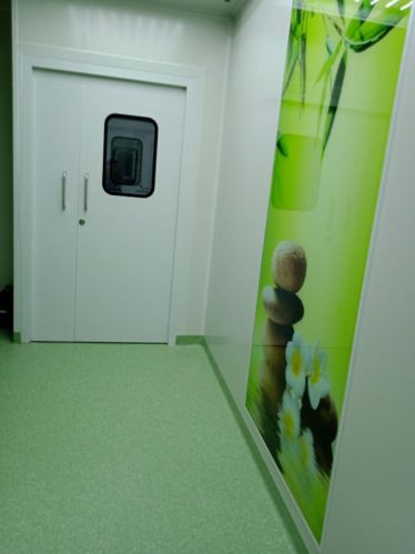 Steel Metal Automatic Polished Hermetically Sealed PPGI Door, For Hospital, Feature : Crack Proof, Good Quality