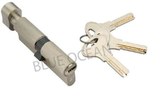 Blue Ocean Cylindrical Polished Cylinder Lock, For Door Use, Certification : ISI Certified